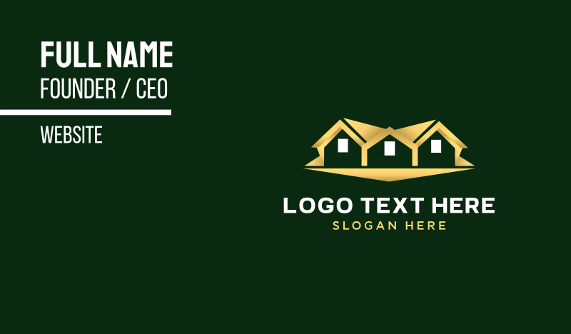 Premium Residential Home Business Card